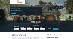 Desktop Screenshot of doniganinsurance.com
